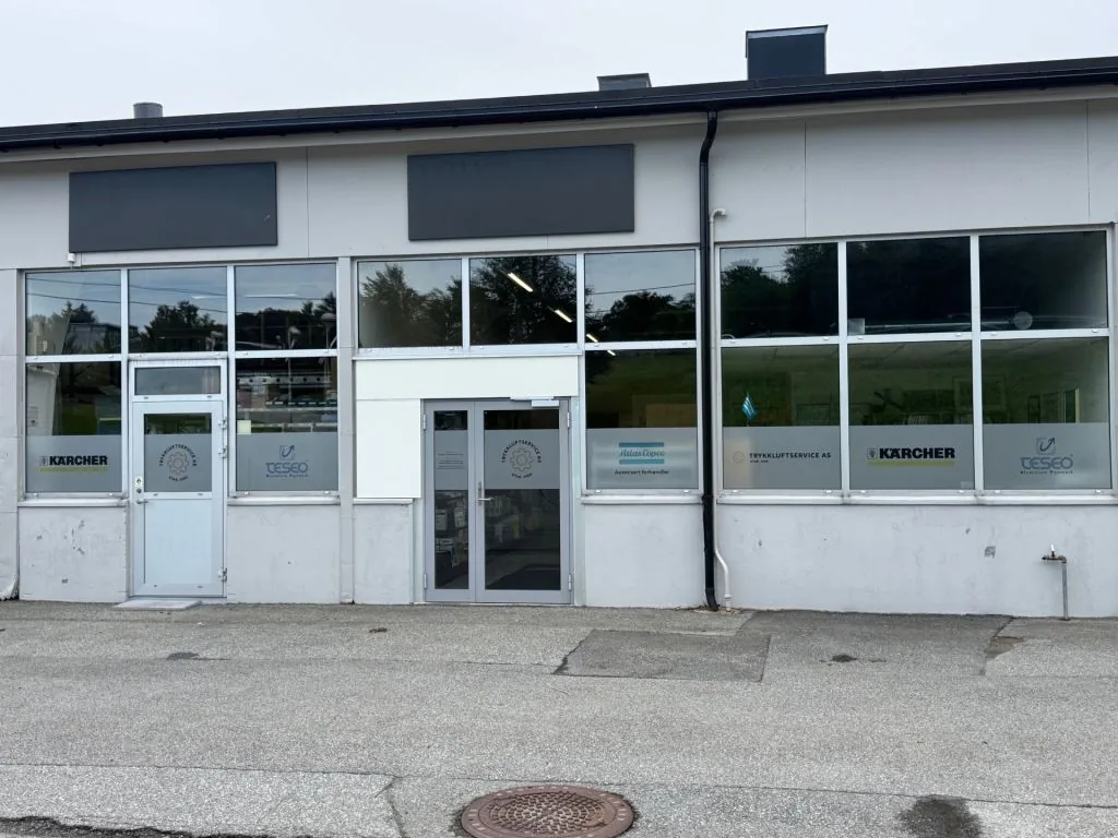 Lokalene til Trykkluftservice i Borgundfjordveien 116 i Ålesund